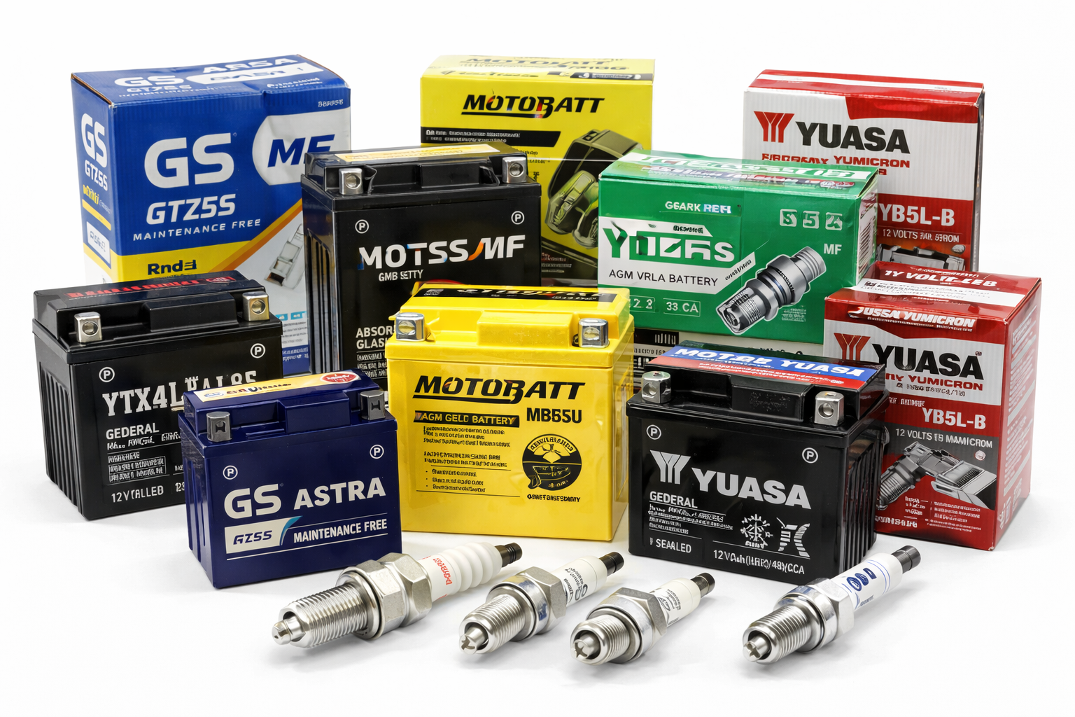 Baterai Motor Merek Berbeda Lengkap 1